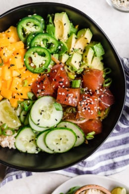 Ahi Poke Bowl with Mango