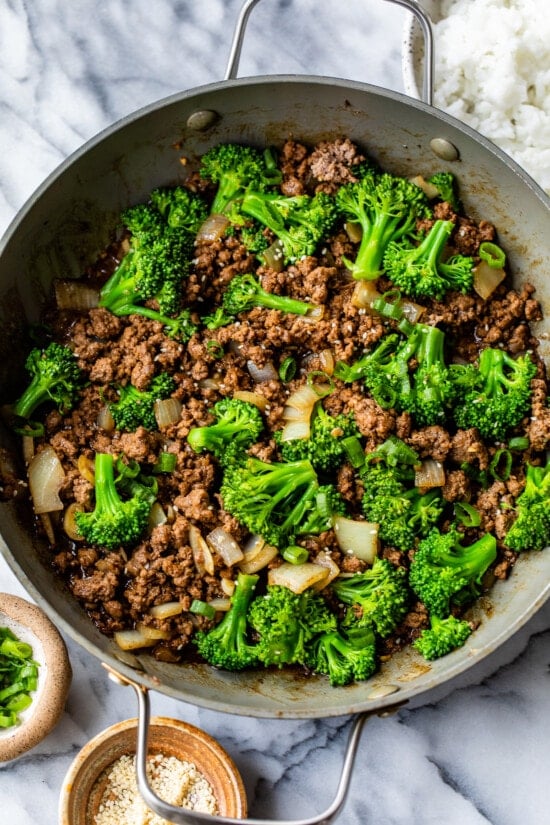 Ground Beef and Broccoli