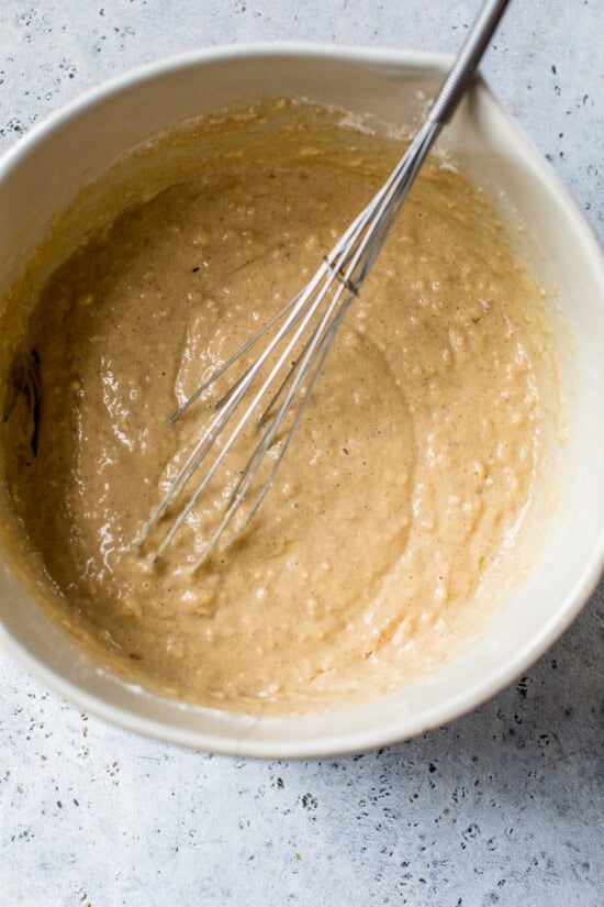 Pumpkin Pancake Muffin batter