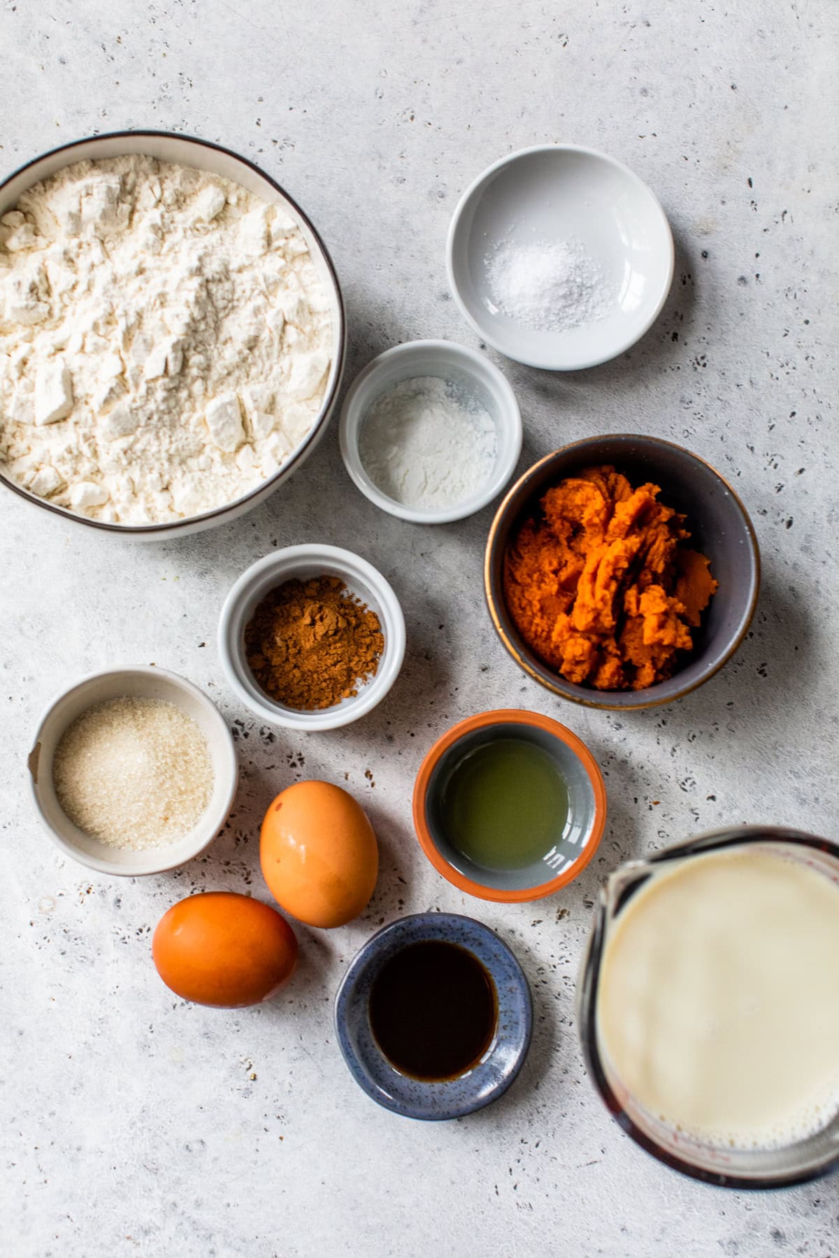 Pumpkin Pancake Muffin ingredients