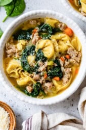 Sausage Tortellini Soup