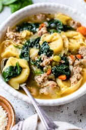 Sausage Tortellini Soup