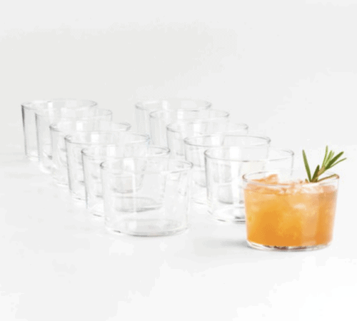 Bodega 7-Oz. Glasses, Set of 12 + Reviews | Crate & Barrel