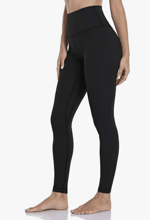 HeyNuts Essential Full Length Yoga Leggings, Women's High Waisted Workout Compression Pants 28''