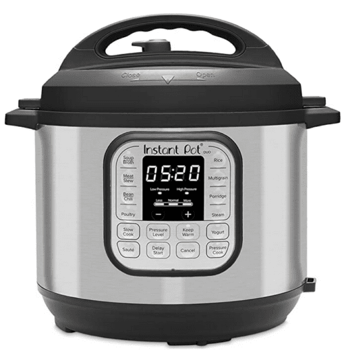 Instant Pot Duo 7-in-1 Electric Pressure Cooker, Slow Cooker, Rice Cooker, Steamer, Sauté, Yogurt Maker, Warmer & Sterilizer, Includes App With Over 800 Recipes, Stainless Steel, 6 Quart